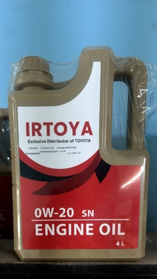 روغن موتور 0w-20 sn ایرتویا مخصوص خودروهای TOYOTA