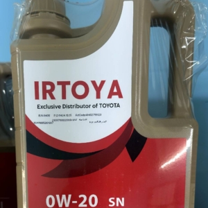 روغن موتور 0w-20 sn ایرتویا مخصوص خودروهای TOYOTA